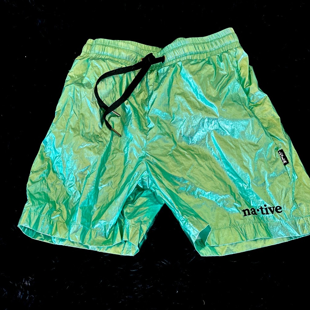 Native Language co. Nylon shorts